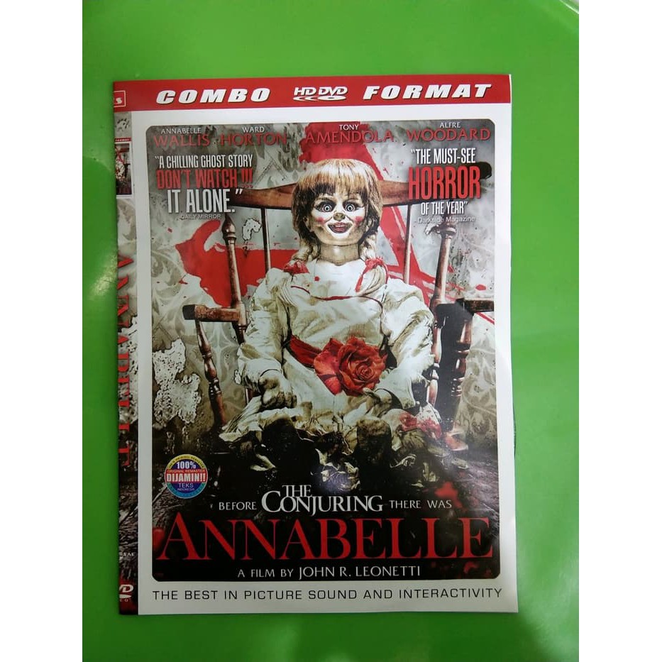BEST QUALITY Dvd Film Horor Boneka Serem Annabelle TERLARIS DTS ENTERTAINMENT