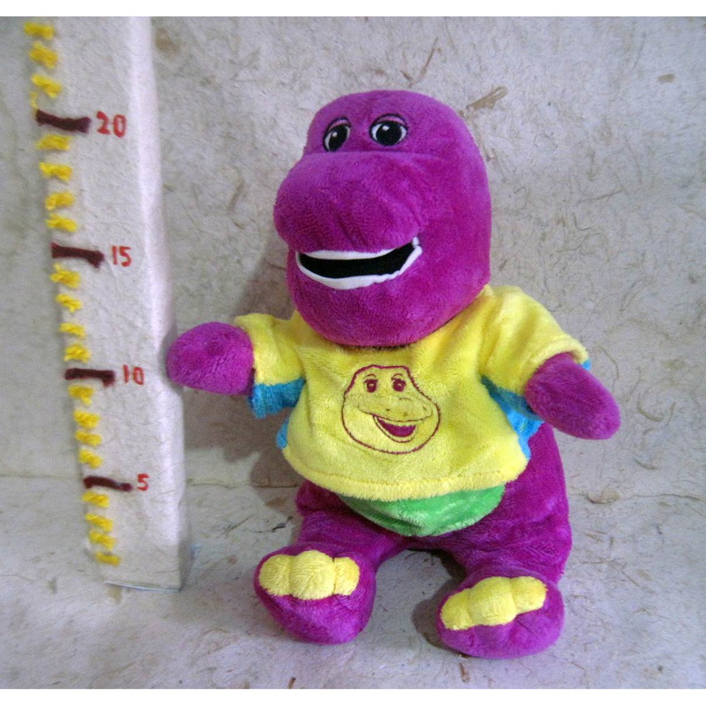 Boneka Barney Barney & Friends Original Official Plush Doll 2012 Classic