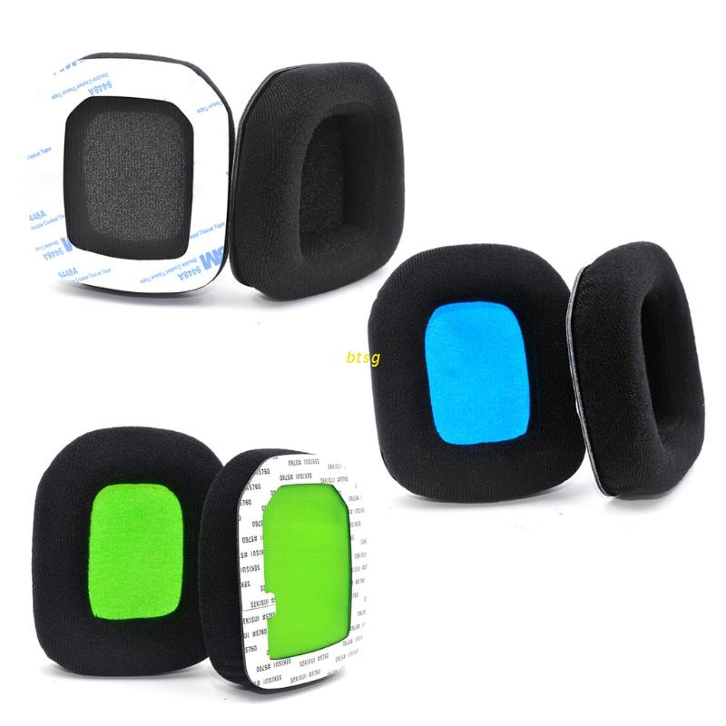 Btsg Earpads Pengganti Bahan Spons Lembut Untuk Headset Lo-gitech Astro A20