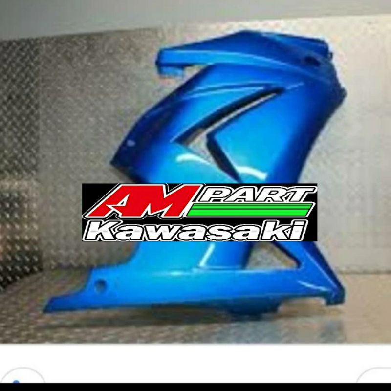 fairing ninja 250 karbu biru original kawasaki