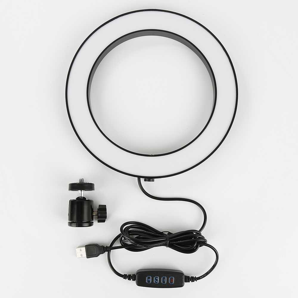 Ring Light 128 LED 20cm Changeable Color Kamera Lampu Halo Vlog Make Up Aksesoris Handphone Selfie