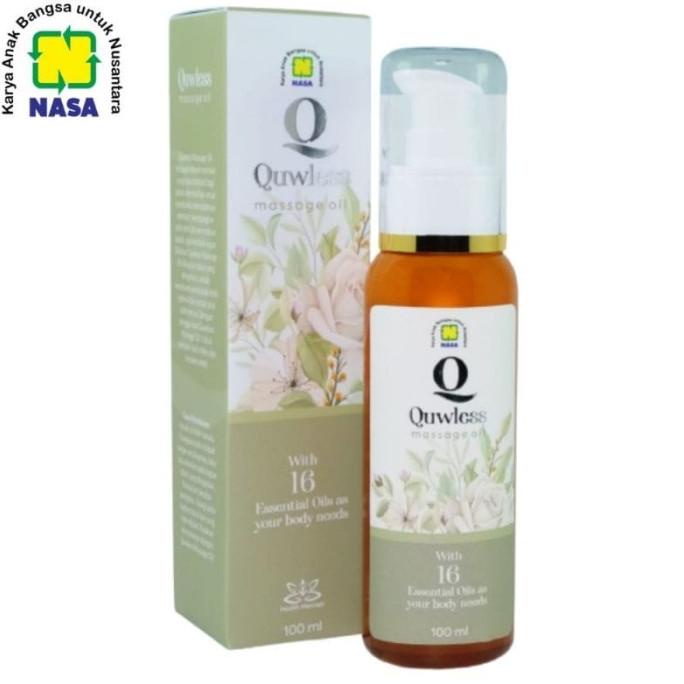 QULMIGO QUWLESS MASSAGE OIL MINYAK PIJAT NASA ORIGINAL HERBAL ALAMI