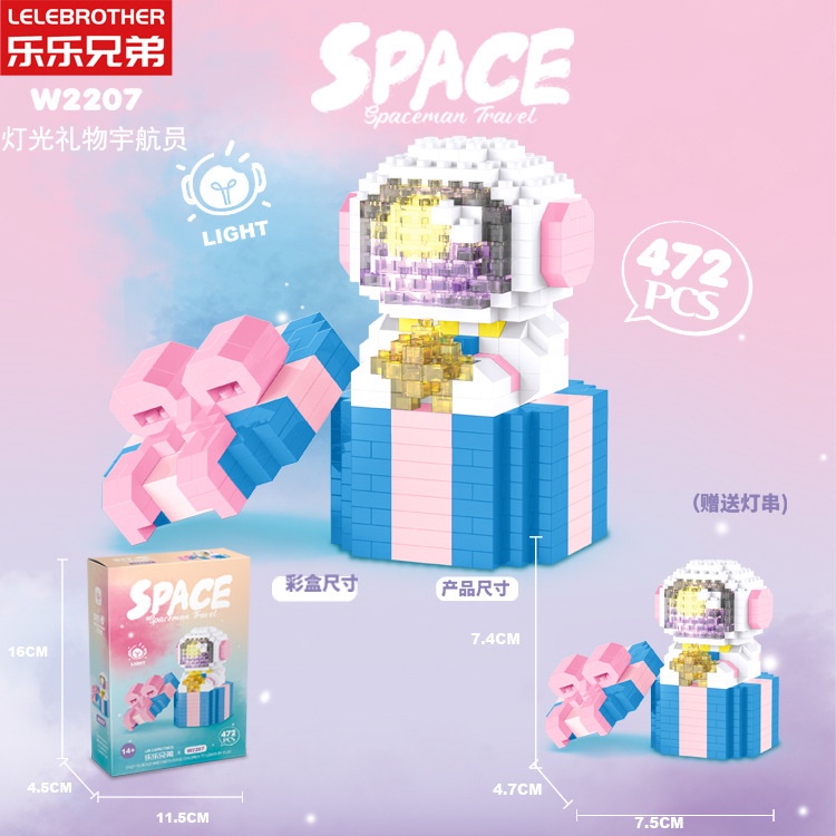 Mainan Astronot Dengan Lampu Untuk Anak-Anak