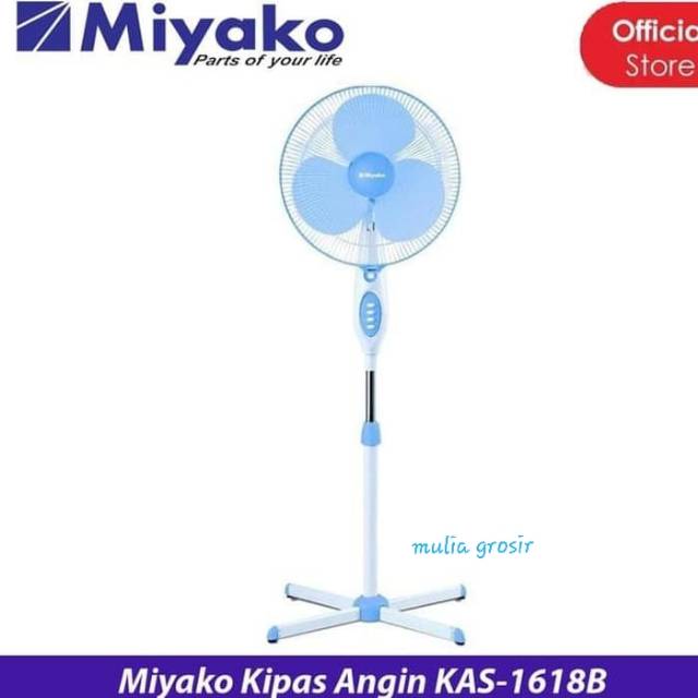 Stand Fan Miyako 16&quot; KAS 1618B / Kipas Angin Berdiri / Kipas Angin Miyako 16&quot;