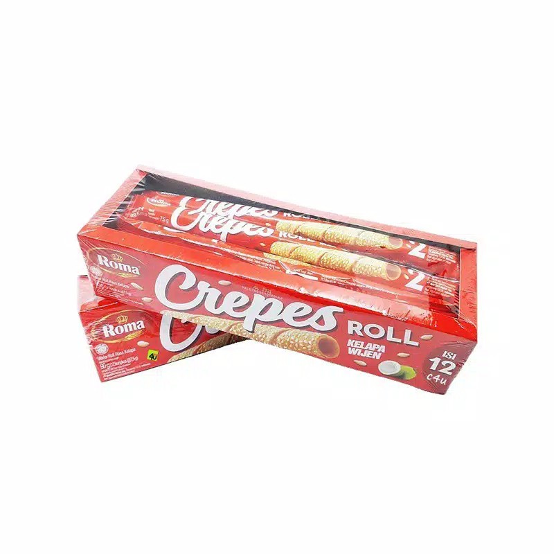 

ROMA - Crepes Roll - Kelapa Wijen - 1 pack isi 12 pcs