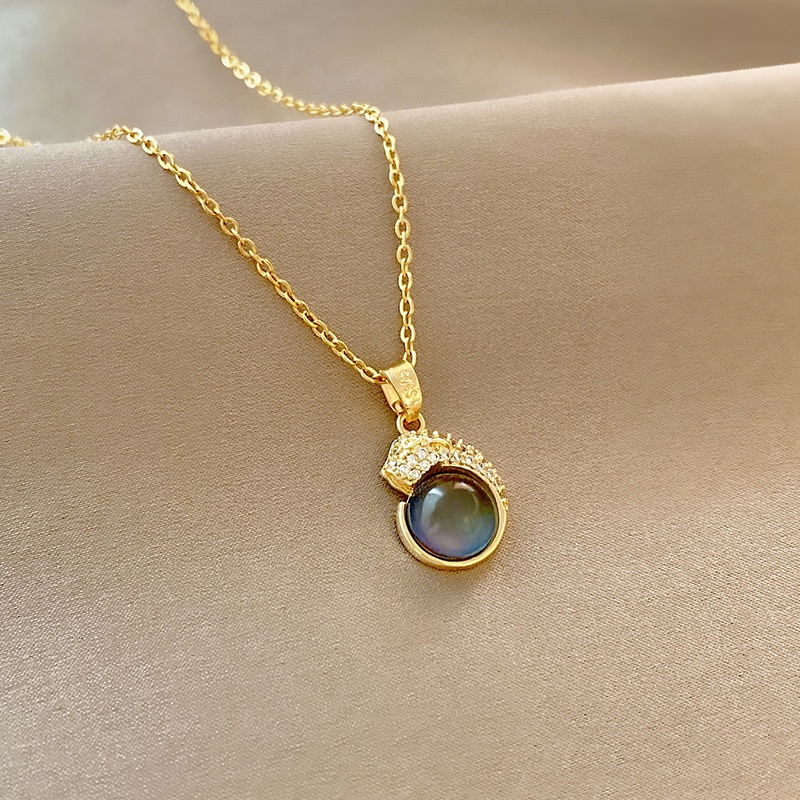 Kalung KL193 Stainless Steel Premium Fashion Wanita Kalung unik Lucu Elegant /Deluna/ BS