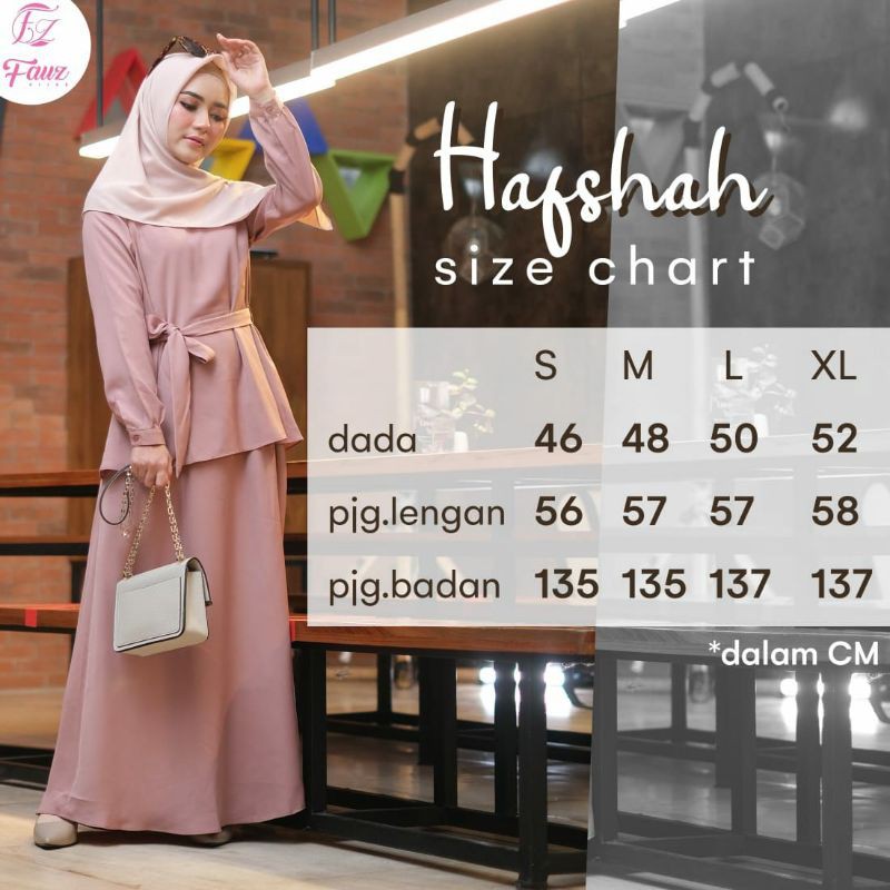 Hafsah dress by. Fauz hijab