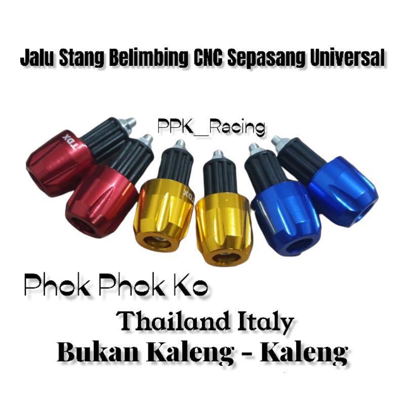 Jalu stang cnc belimbing universal sepasang