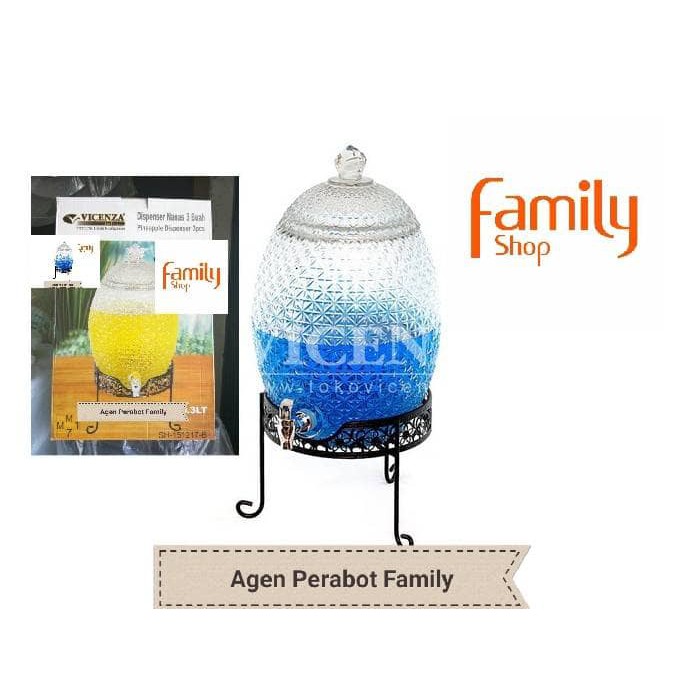 KHUSUS GOJEK VICENZA DISPENSER NANAS 10 LITER ASLI