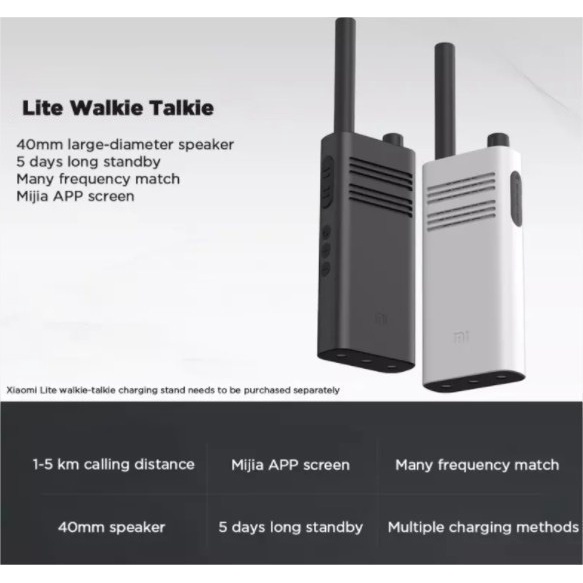 Mijia Walkie Talkie Lite HT Phone APP Control