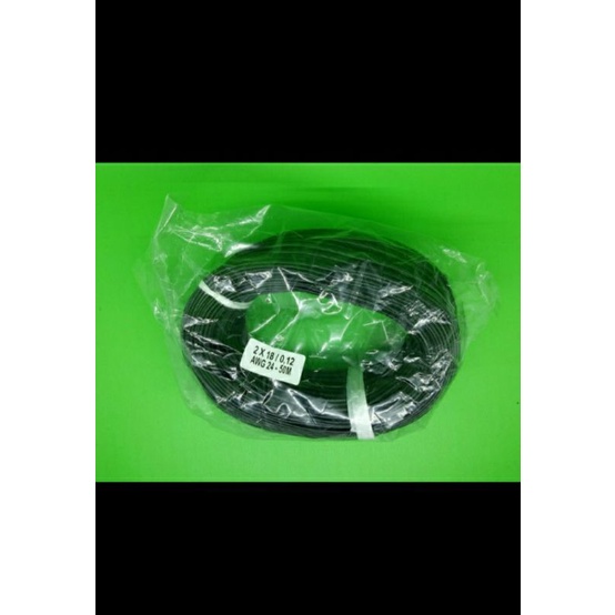 kabel awg24 1rol panjang 50meter 2x18 serabut tembaga