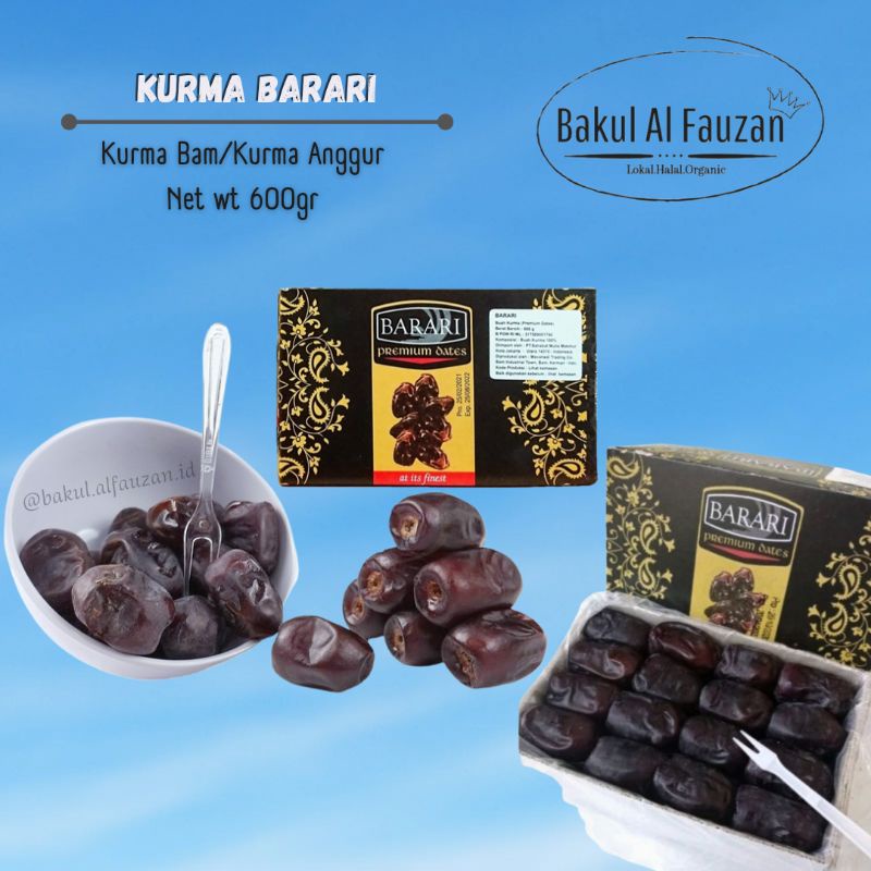 Kurma Bam Barari | Kurma Anggur | Kurma Iran 600gr | Banjarmasin