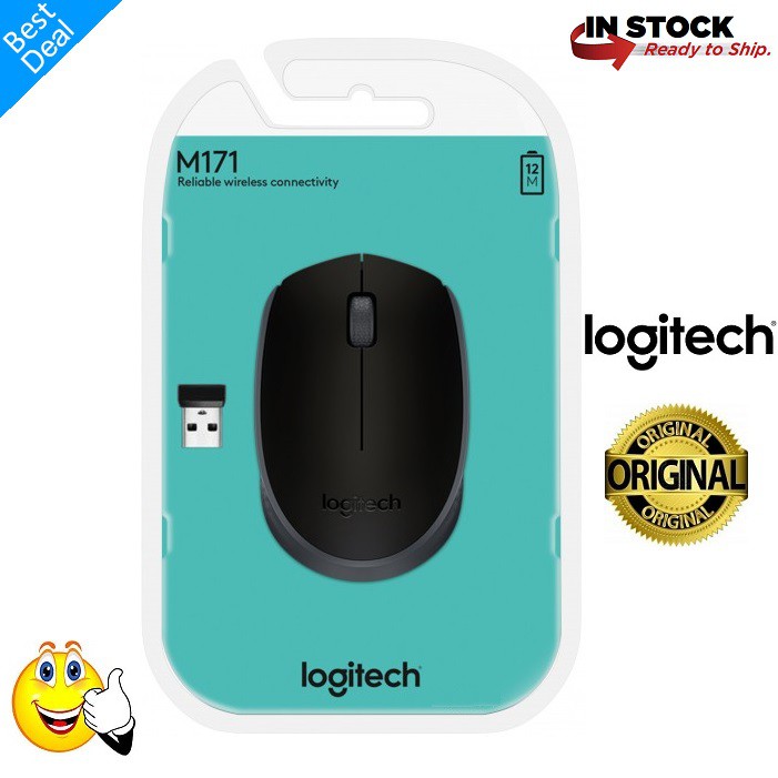 Mouse Wireless Logitech M171 Original Garansi Resmi