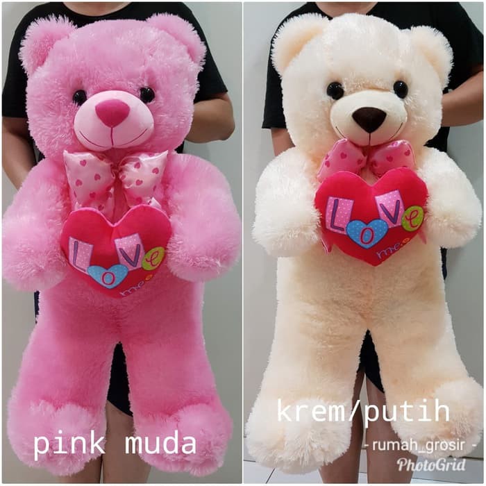 teddy bear jumbo pink