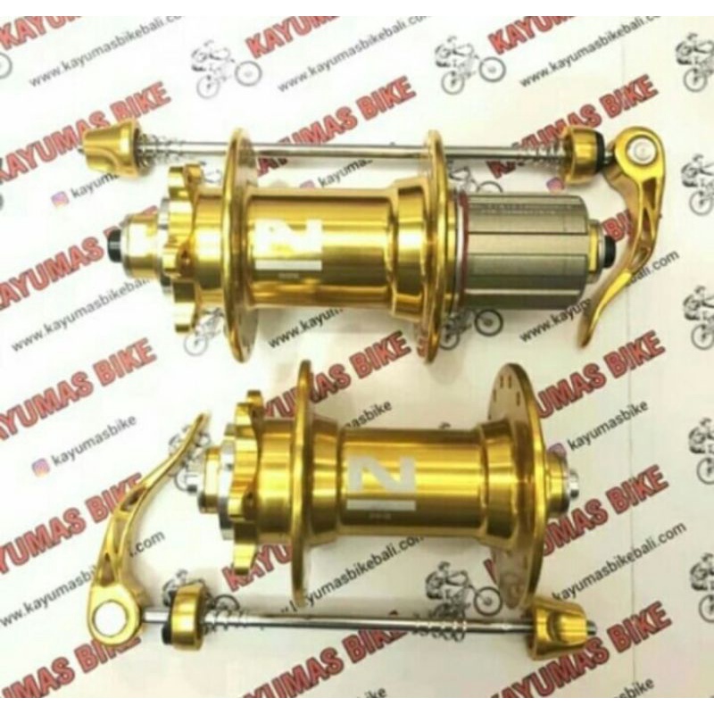 HUB FREEHUB NOVATEC D041SB D032SB QR 32H 11 SPEED GOLD