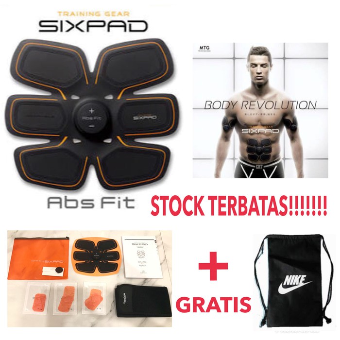 SixPad ABS Fit Training Gear / Alat six pack penghancur lemak / sixpad