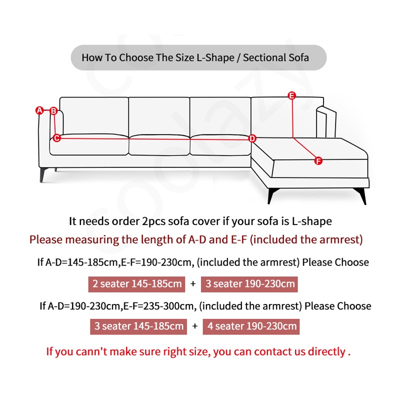 Sarung Sofa Solid Elastis 3/4 Dudukan Cover Sofa 3/4 Seater Penutup Sofa