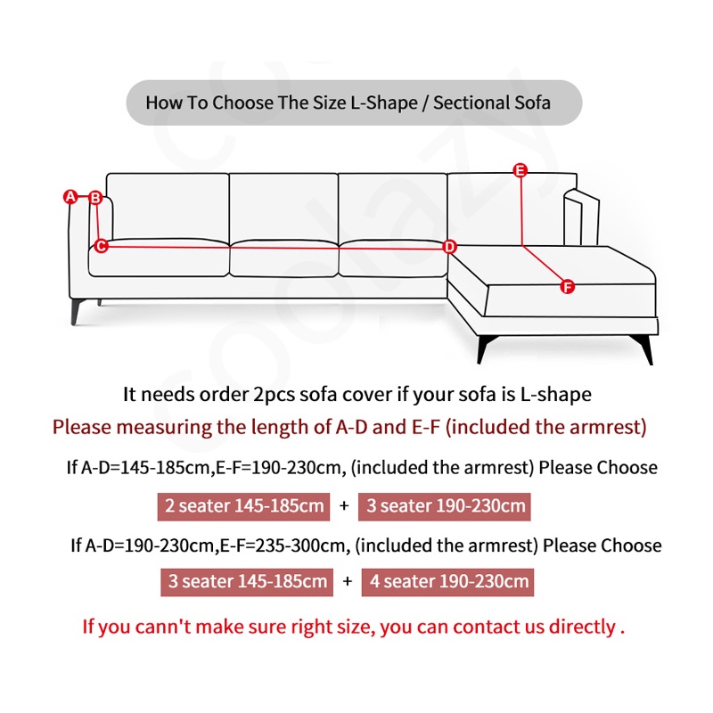 Sarung Sofa Solid Elastis 3/4 Dudukan Cover Sofa 3/4 Seater Penutup Sofa