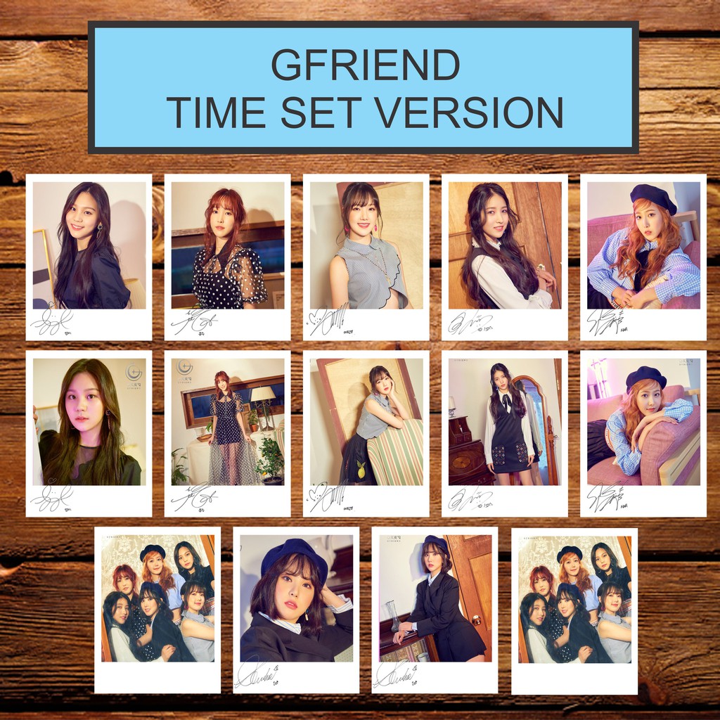 GFRIEND SIGNED KPOP POLAROID TIME FOR MOON LIGHT ALBUM