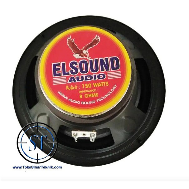 Speaker Elsound 10 Inch 10&quot; 150W 8R Audio Woofer Speaker 8 Ohm 150 Watt 10inch Magnet Besar Spiker Sound System