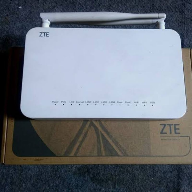 modem zte bekas indihome