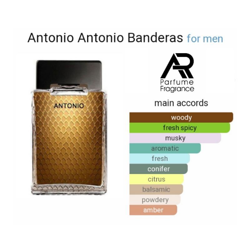 AR Parfume - ANTONIO BANDERA S - PARFUM PRIA - Parfum Murah,Wangi,Lembut dan Tahan Lama - BEST SELLER for MAN !!