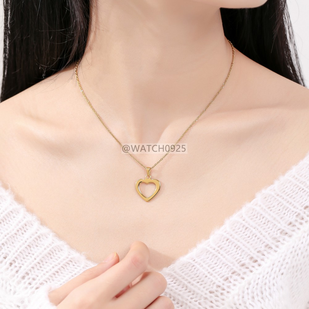 【CELEB】Simple Pendants Necklaces Women Man Charm Collar Jewelry Korean Design Romantic Choker S52