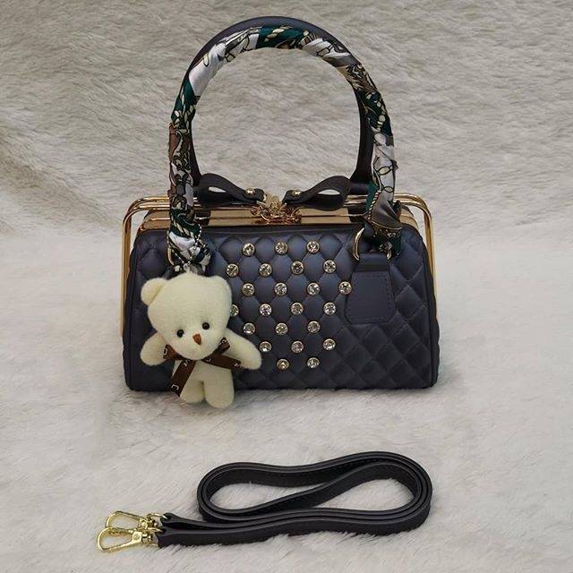 Tas behel bubble diamond jelly matte