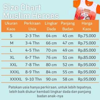 Nauree - Baju Kaos Anak Laki Laki Perempuan Lengan Pendek Gambar Karakter Islam Bahan Cotton Combed 24s Ukuran S M L XL Tampil Modis Stylish Nyaman Tebal Kualitas Premium