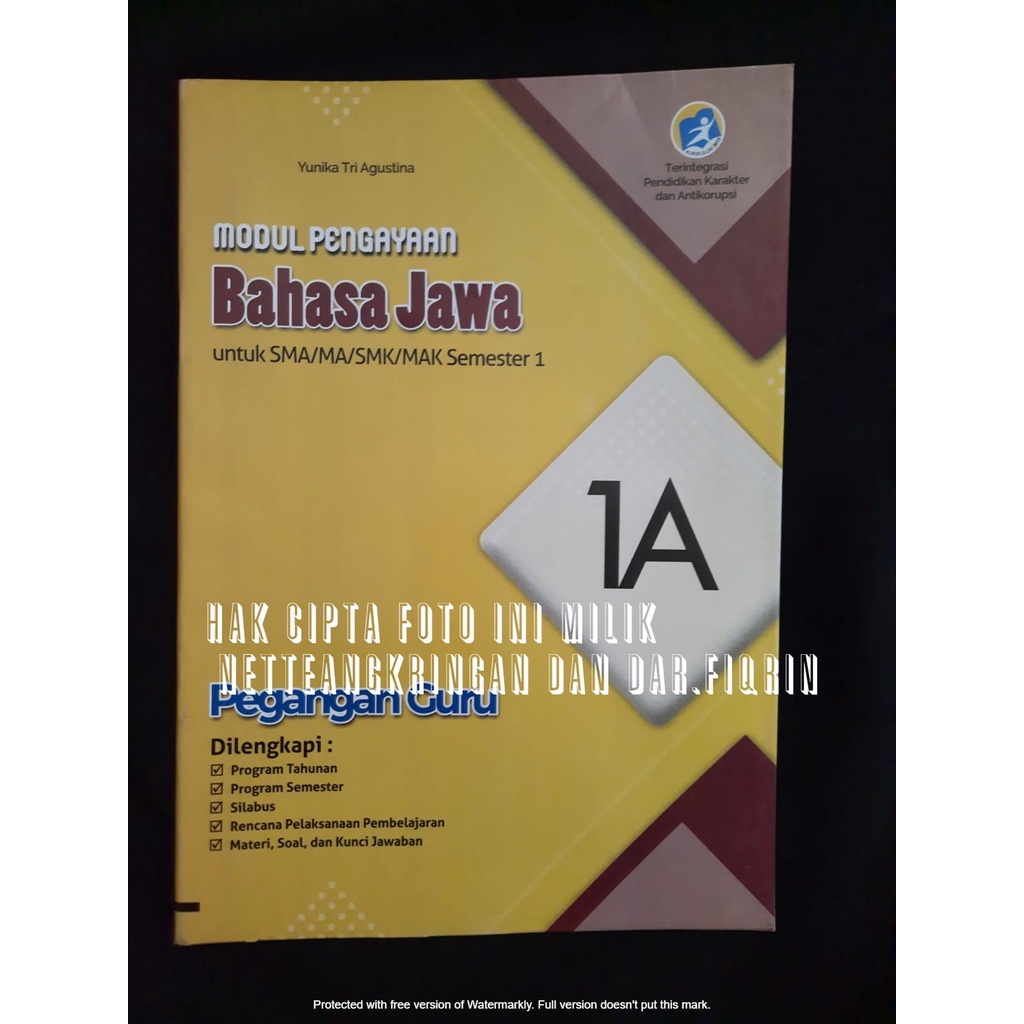 Pegangan Guru Bahasa Jawa SMA Kelas 10 11 Semester 1 Kelas 12 Semester 1 dan 2 Revisi 2018 HAYATI