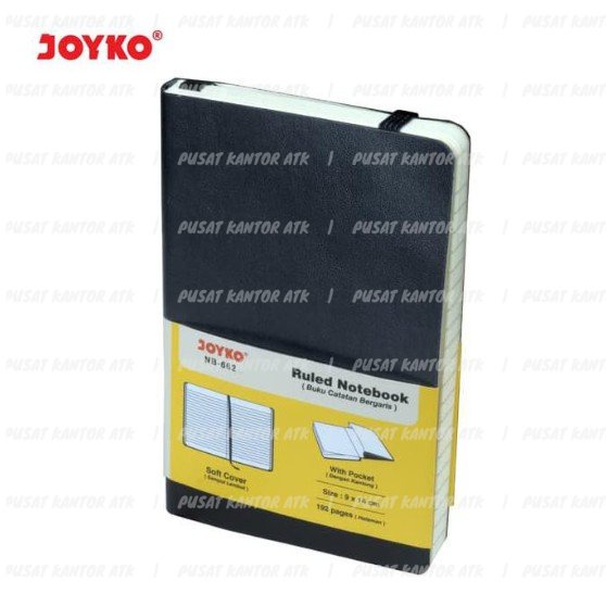 

Notebook Bergaris Joyko NB-662 192 | Warna Hitam Soft Cover Ruled Notebook Buku Catatan Bergaris | Murah Berkualitas Grosir dan Eceran Original