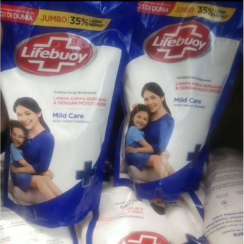 [MURAH] LIFEBOUY refill body wash 825 ml mild care/total 10/ lemon fresh sabun cair