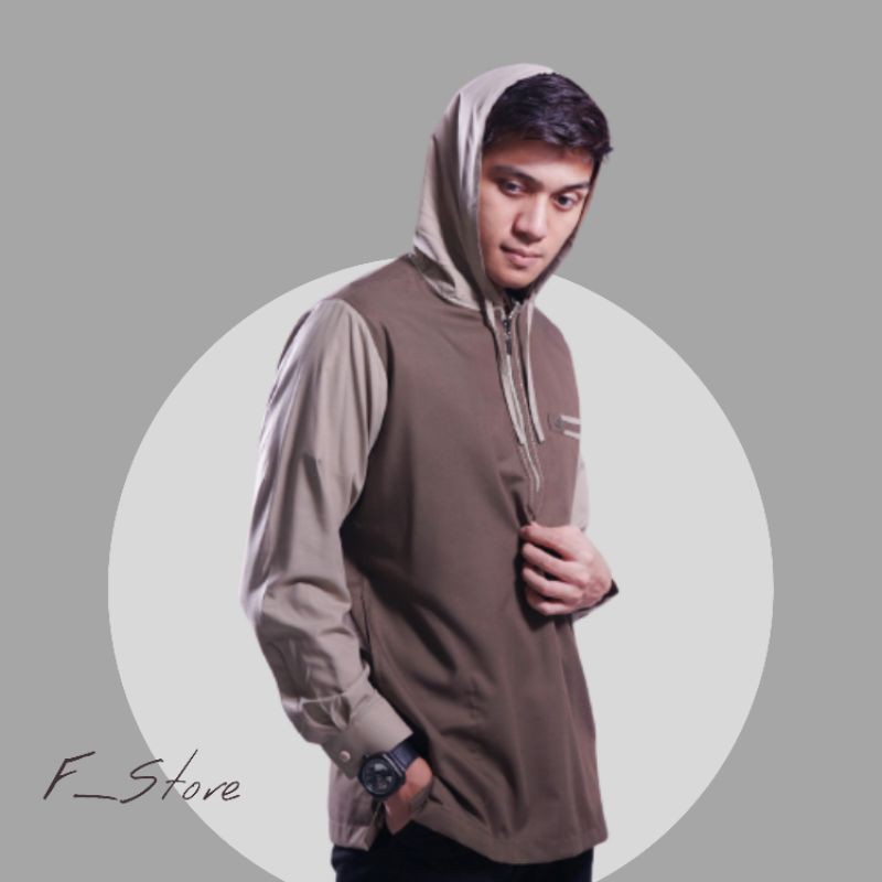 Baju Koko Casual QORI APPAREL Q46P Lengan Panjang