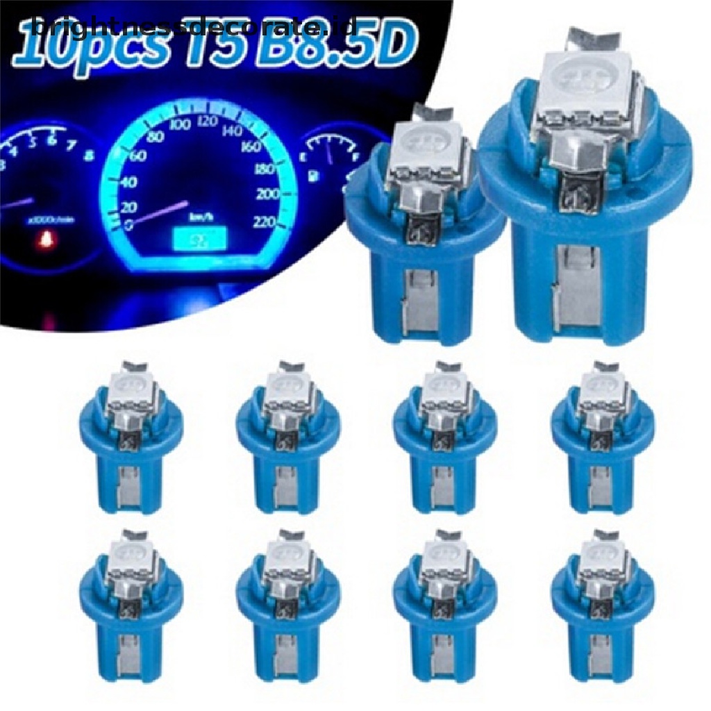 [birth] 10X T5 B8.5D Gauge LED Car Dashboard Side Interior Dash Lights Bulbs Indicator [ID]