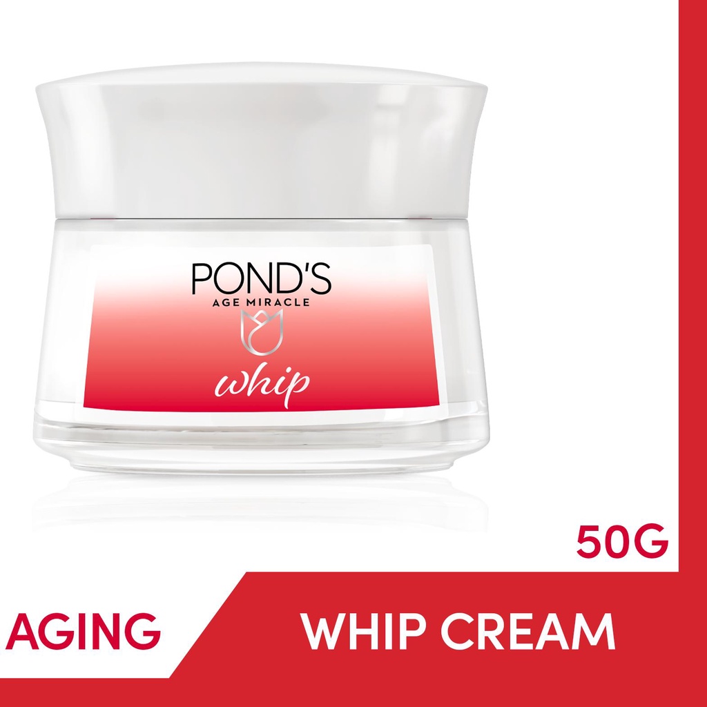 ▼ Ponds Age Miracle Retinol Day Cream Whip 50 G - Moisturizer Anti Aging, Krim Anti Aging ☏