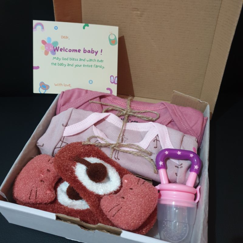 Hampers Bayi | Hampers Baby Newborn | Kado Bayi | Hampers bayi Perempuan | Hampers Bayi laki laki | Gift set baby | Kado lahiran | Kado bayi perempuan | Kado bayi laki laki | Gift set bayi | Gift set baby boy | Gift set baby Girl | Kado Lahiran-Gift set 2 - Girl