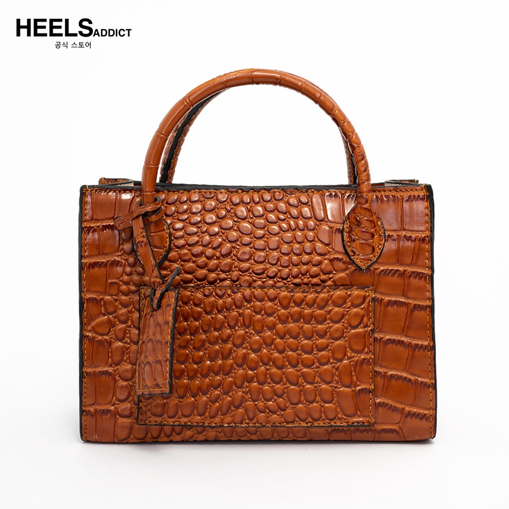 Heelsaddict - Chelsea - Korean Vegan Leather Sling Bag Tas Wanita
