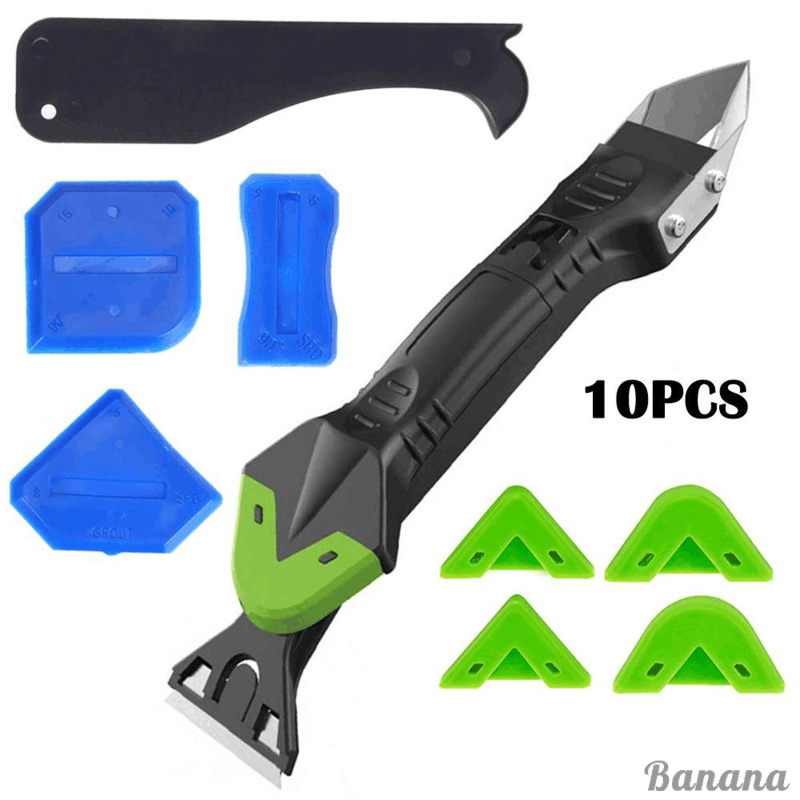 Multifunctional Silicone Trowel Scraper Caulk Away Remover and Finisher Tools