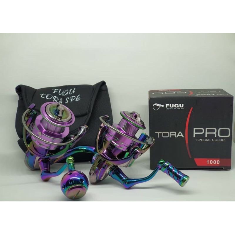 REEL FUGU TORA PRO 1000 2000 3000 4000 6000 POWERHANDLE SPECIAL COLOR