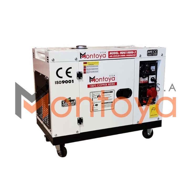 Genset Silent Diesel Montoya MDG10000-3 7000 7500 Watt 3 Phase