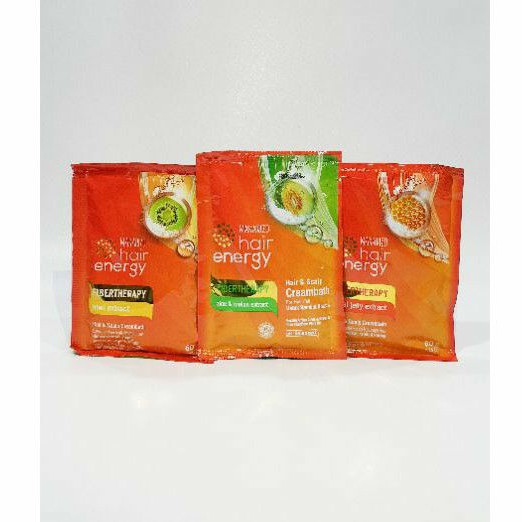 Cream creambath sachet makarizo hair energy