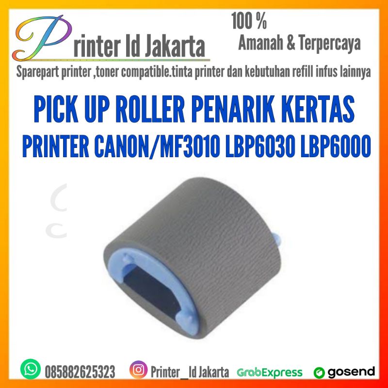 Jual Pick Up Roller Penarik Kertas Printer Canon Mf3010 Lbp6030 Lnp6000