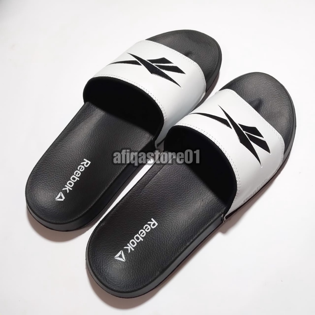 Sandal Pria Wanita Terbaru Anti Slip Bahan Karet Lentur Sandal Slop Full Black