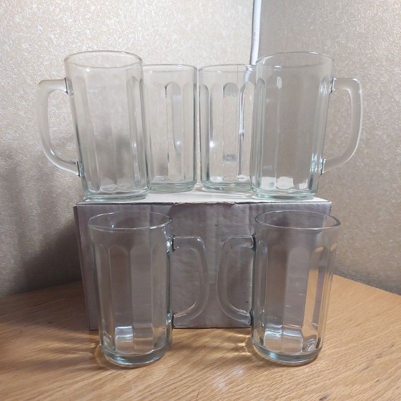 Jual Gelas Bir Kedaung Bergaris Bmf Set Isi 6 Pcs Beer Mug Gelas Bir Kaca Shopee Indonesia 4322