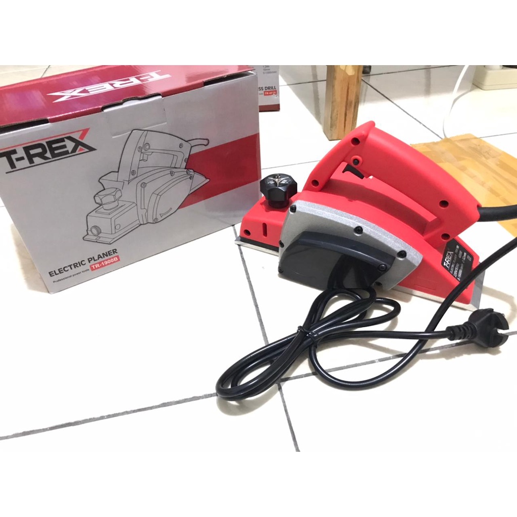 COD AKTIF 24 JAM!! [PAKET 2ITEM] MESIN SERUT/KETAM KAYU T-REX 500 WATT DAN MESIN BOR TANGAN 10MM YUKIDO JAPAN TECNOLOGY