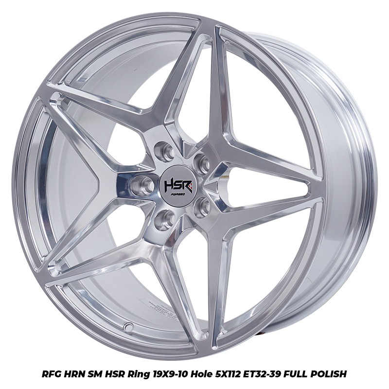 HSRA RFG HRN SM HSR R19X9/10 H5X112 ET32/39 FULL POLISH (CB2)
