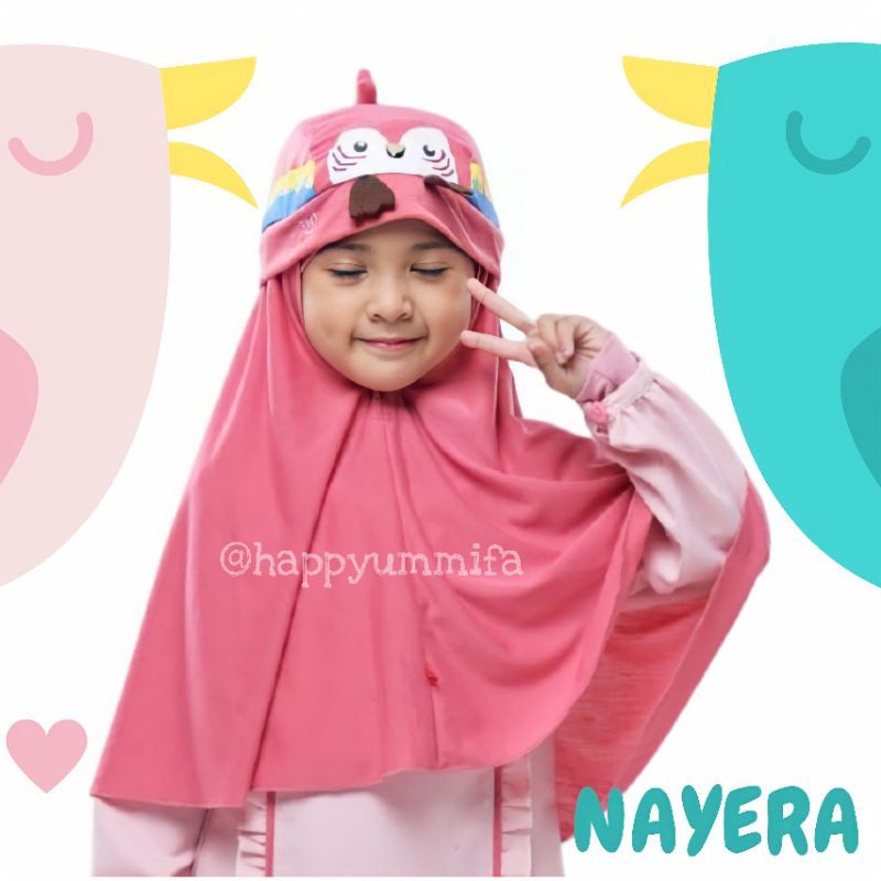 Krukid Nayera Bani Batuta / Jilbab Burung / Jilbab Anak