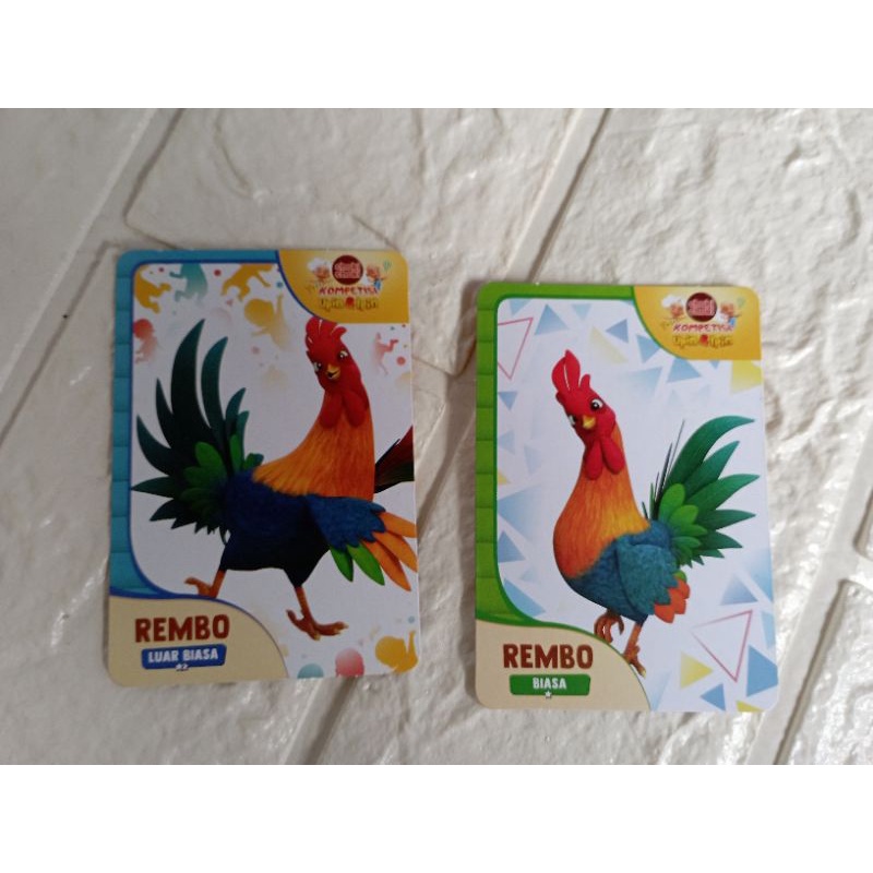 Kartu Choki-choki Upin Ipin AR Scan Min 5 pcs bisa Mix