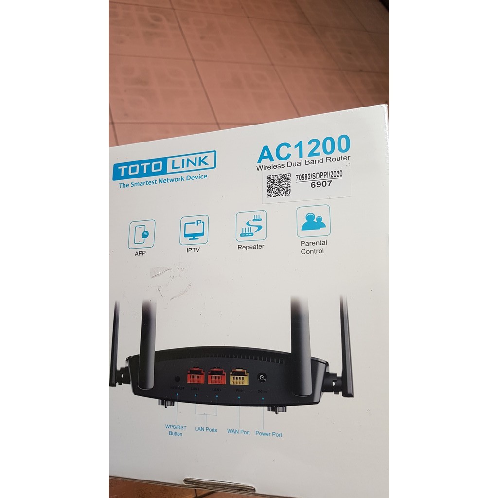 TOTOLINK A720R AC1200 Wireless Dual Band Router