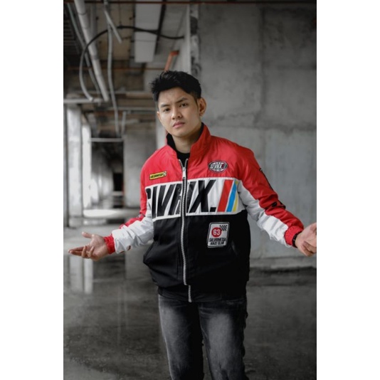 NASCAR JACKET RACING HITAM PUTIH SALVIO HEXIA Nascar Jacket XFINITY - Jaket Nascar Pria Premium - Na